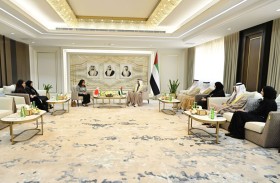 صقر غباش يستقبل وفد الشعبة البرلمانية لمملكة البحرين