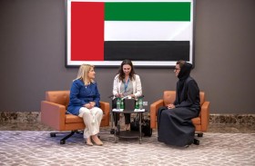 نورة الكعبي تلتقي وكيلة وزارة الخارجية الإيطالية