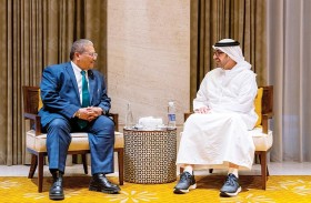 عبدالله بن زايد يستقبل الوزير الثاني للشؤون الخارجیة في بروناي