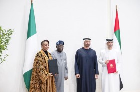 رئيس الدولة والرئيس النيجيري يشهدان توقيع اتفاقية الشراكة الاقتصادية الشاملة بين البلدين