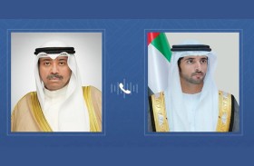 حمدان بن محمد يتلقى اتصالاً هاتفياً من وزير الدفاع الكويتي