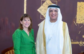 سعود بن صقر يستقبل سفيرة إيرلندا