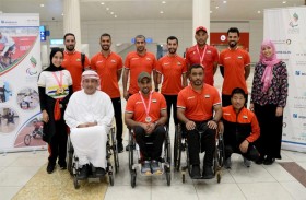 استقبال حافل لمنتخب الدراجات لأصحاب الهمم العائد من تايلاند