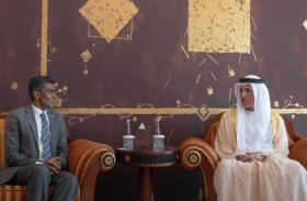 سعود بن صقر يستقبل قنصل عام الهند