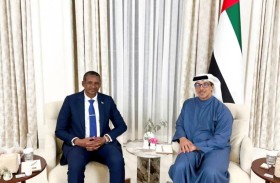 منصور بن زايد يستقبل نائب رئيس المجلس السيادي في السودان
