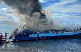 مقتل 28 شخصا جراء حريق في عبارة ركاب بالفلبين 