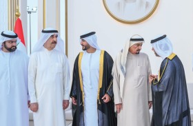 حاكما عجمان وأم القيوين والشيوخ يحضرون أفراح النعيمي والمسمار