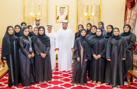 ولي عهد الفجيرة يلتقي طلبة برنامج التقنية العليا في كوريا ويشيد بنتائجه