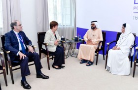محمد بن راشد يستقبل رئيسة صندوق النقد الدولي