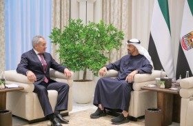 رئيس الدولة يبحث مع سكرتير مجلس الأمن الروسي علاقات التعاون وعددا من القضايا الإقليمية والدولية 