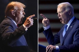 في المناظرة.. ترامب يحَّن لبايدن ويصطدم بهاريس