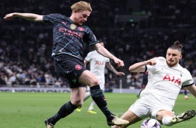 الدوري الإنجليزي.. مانشستر سيتي يفوز على توتنهام ويقترب من التتويج