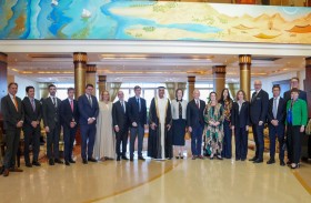 حاكم رأس الخيمة يستقبل وفداً من سفراء دول الاتحاد الأوروبي