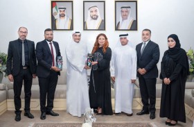 حمد الشرقي يستقبل فريق هيئة الفجيرة للثقافة والإعلام الفائز بجوائز المهرجان العربي للإذاعة والتلفزيون