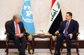 غوتيريش يؤكد من بغداد على دعم المجتمع الدولي للعراق
