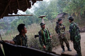 المجموعة العسكرية في بورما تفقد السيطرة على بلدة استراتيجية 