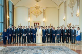 سعود بن صقر يستقبل قنصل اليابان ووفد مجلس أعمالها