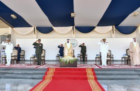 حمدان بن محمد يشهد تخريج دفعة جديدة من مرشحي ضباط كلية راشد بن سعيد آل مكتوم البحرية