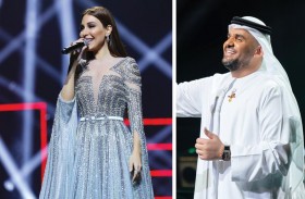حسين الجسمي ويارا يطربان الجمهور في حفل خيري على مسرح دبي أوبرا