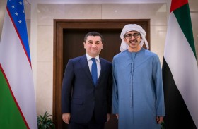 عبدالله بن زايد يستقبل وزير خارجية أوزبكستان ويبحثان تعزيز التعاون الثنائي