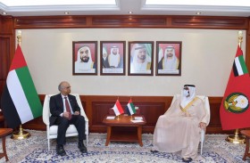 وزير الدولة لشؤون الدفاع يلتقي السفير السنغافوري