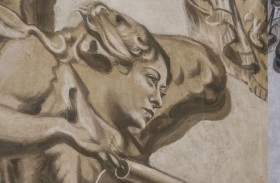 طمس وجه ميلوني من جدارية «الملاك» في كنيسة 