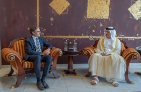 سعود بن صقر يستقبل سفير ألمانيا وقنصلها العام