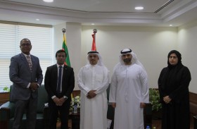 غرفة رأس الخيمة تستقبل الأمين العام للغرفة الوطنية لمصدري سريلانكا والقنصل العام بدبي