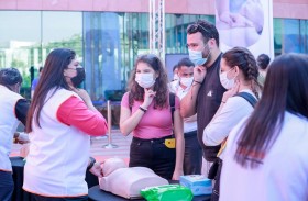 برنامج «متطوعو أستر» يجري تدريباً توعوياً على دعم الحياة الأساسي للزوار في الجناح الهندي في «إكسبو 2020 دبي» 