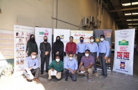 مركز عجمان للمسؤولية المجتمعية ينفذ مبادرة اليوم الصحي للعمال  