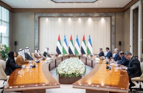 رئيس جمهورية أوزبكستان يستقبل وفد حكومة دولة الإمارات