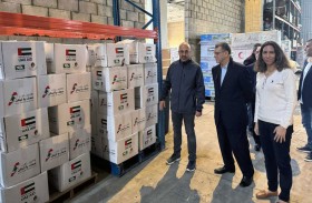 ضمن حملة الإمارات معك يا لبنان: ميناء بيروت يستقبل باخرة إماراتية محملة بـ3000 طن من المواد الإغاثية