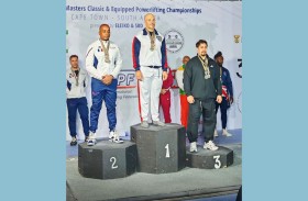 برونزية للإمارات في بطولة العالم للقوة البدنية بجنوب أفريقيا