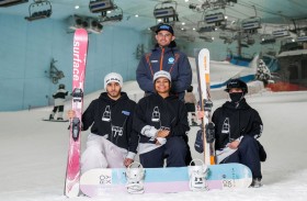 ثلاثة رياضيين إماراتيين في مجال الرياضات الثلجية سيشاركون في برنامج الاتحاد الدولي للتزلج(FIS) التطويري في لاكس في سويسرا