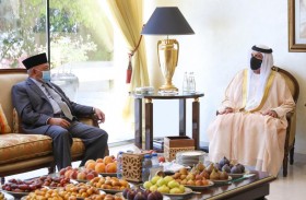  حاكم رأس الخيمة يستقبل سفير إندونيسيا