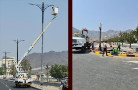 كهرباء الشارقة تنفذ عددا كبيرا من المشروعات التطويرية بخورفكان خلال 2022 