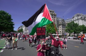  متظاهرون لبايدن: خطك الأحمر في غزة «كذبة»