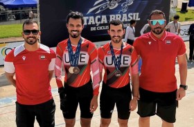 3 لاعبين يمثلون منتخب الإمارات للدراجات البارالمبية في بطولة العالم