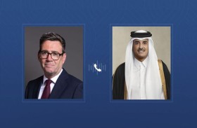 أمير قطر و رئيس الوزراء البريطاني يستعرضان تطورات المنطقة
