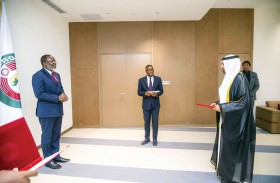 مندوب الإمارات الدائم لدى منظمة الإيكواس يقدم أوراق اعتماده