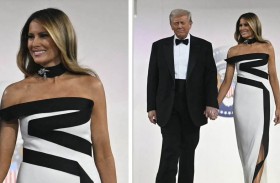 ميلانيا ترامب تقدم فستان حفل التنصيب لمتحف «سميثسونيان»