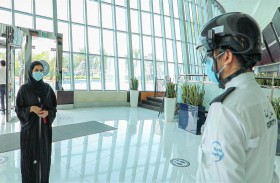 واحة دبي للسيليكون تستخدم خوذة ذكية مبتكرة لكشف الأعراض المحتملة لـ كوفيد19-