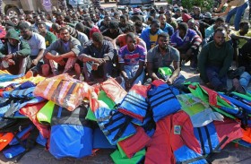 إنقاذ 575 مهاجرا قبالة السواحل الليبية  