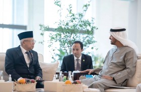 رئيس الدولة يبحث مع نائب رئيس إندونيسيا العلاقات الثنائية ومخرجات قمة بالي