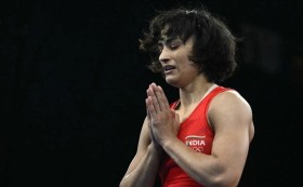   استبعاد مصارعة هندية من المنافسة على الذهبية