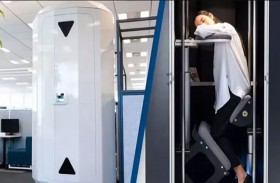 كبسولة تتيح النوم واقفا بأماكن العمل