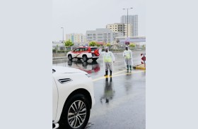 شرطة عجمان :نتعامل مع تداعيات المنخفض الجوي بكل جاهزية