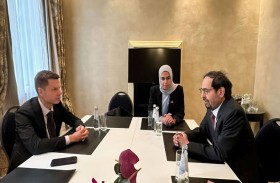 علي راشد النعيمي يلتقي عضوًا في البرلمان الأوكراني