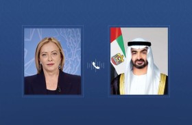 خلال اتصال هاتفي مع رئيس الدولة..رئيسة الوزراء الإيطالية  تدين استمرار الاعتداءات الإيرانية وتؤكد تضامن بلدها مع الإمارات