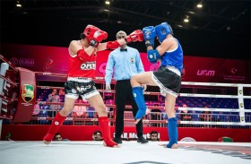 73 نزالاً تدشن انطلاقة منافسات بطولة الإمارات المفتوحة للمواي تاي